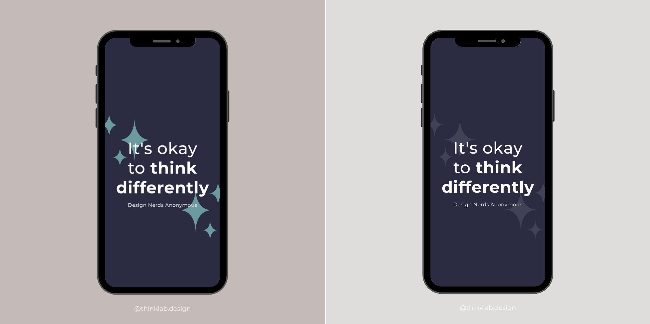 Inspirational iPhone Wallpaper for Design Enthusiasts by ThinkLab